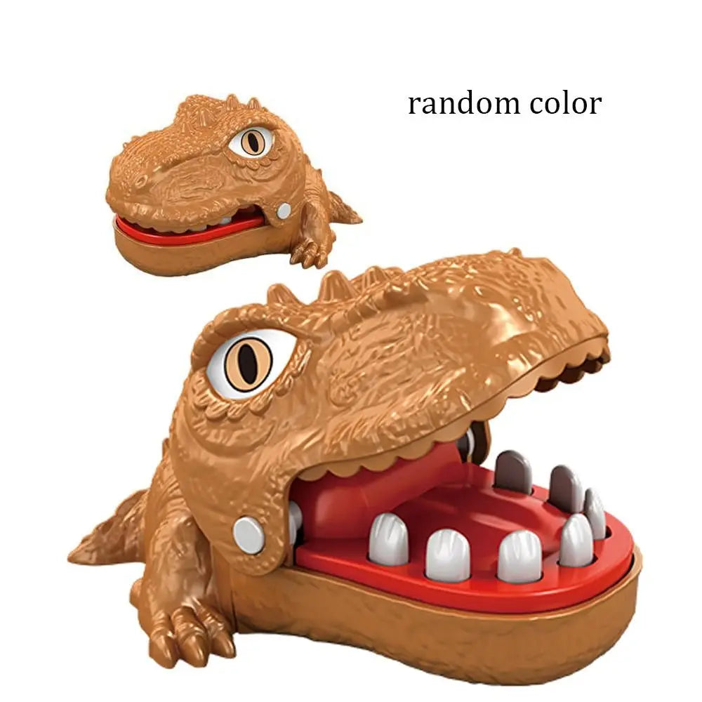 Plastic Bite Finger Toy Funny Random Color Mini Dinosaur