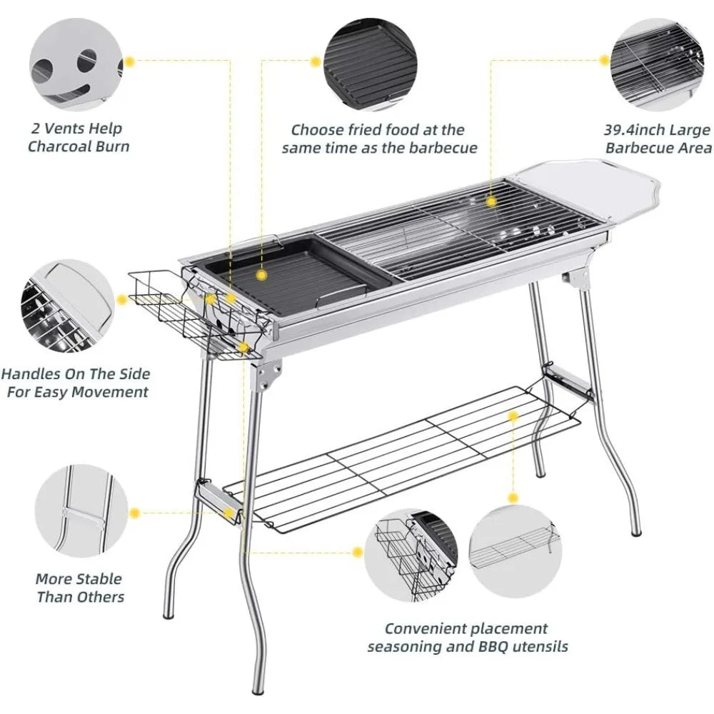 Portable Charcoal Grill