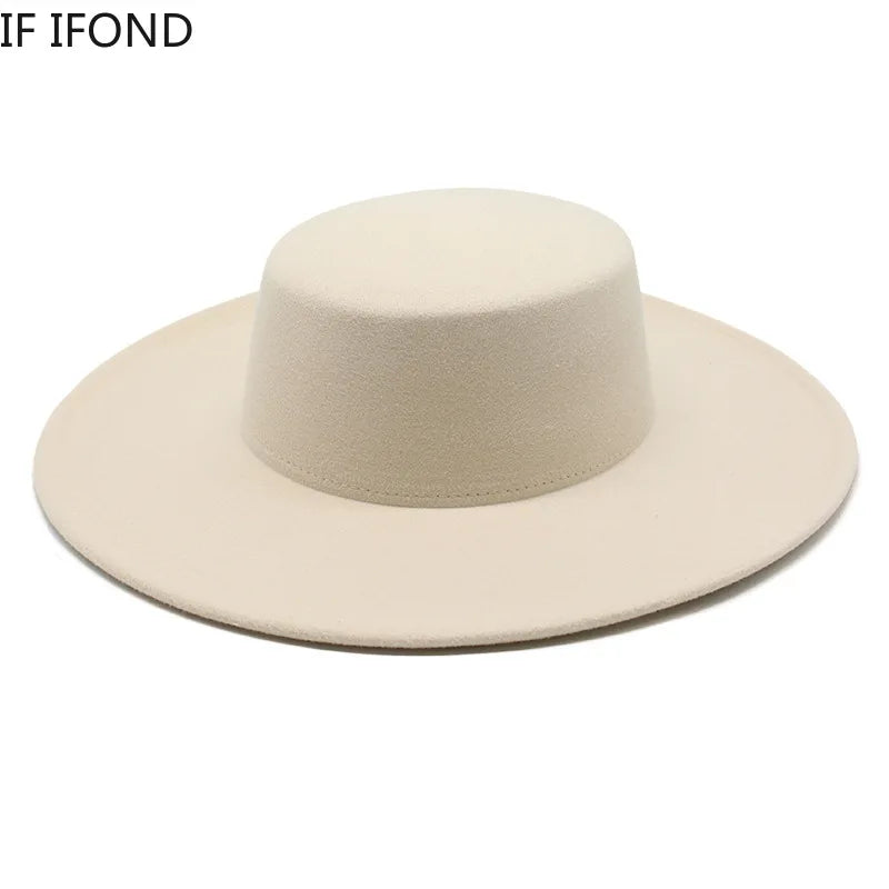 French Women's Hat Big Wide Brim