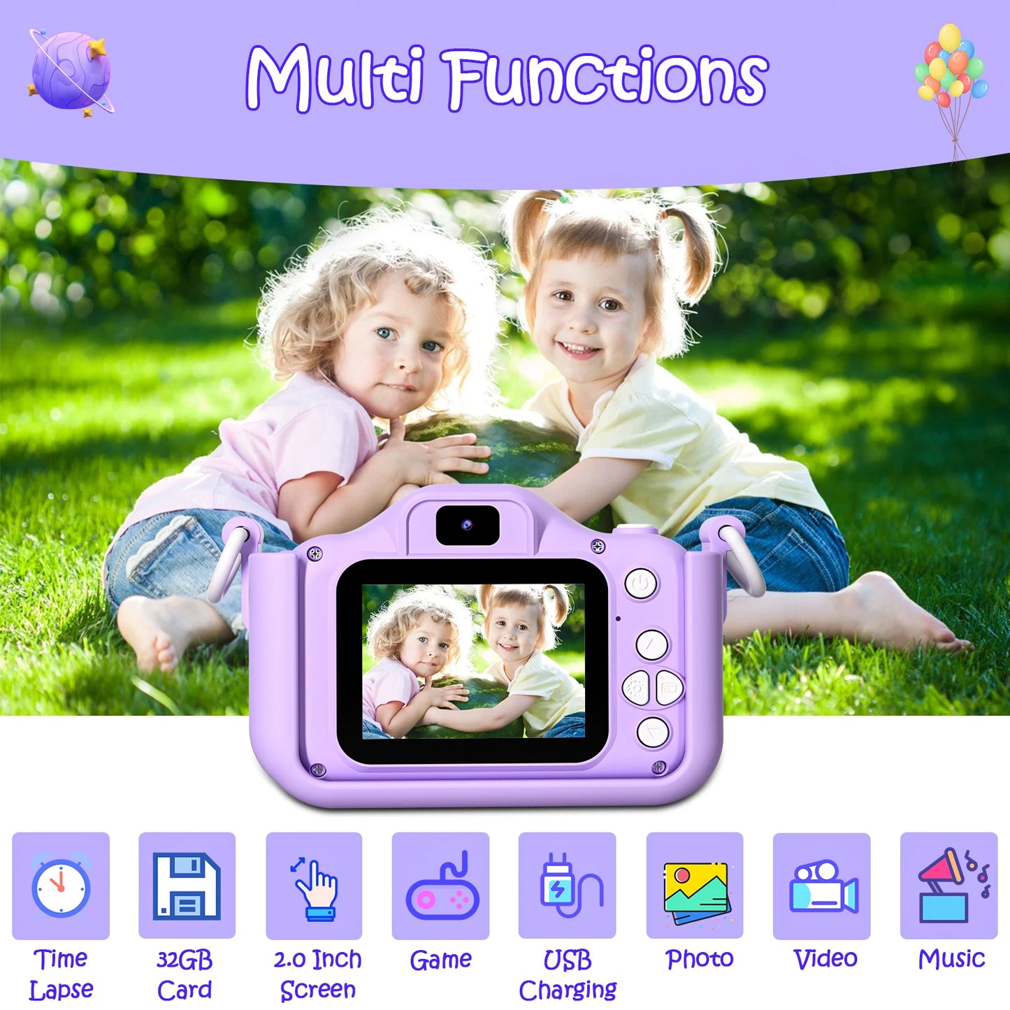 Mini Camera Kids Camera Toys For Boys/Girls