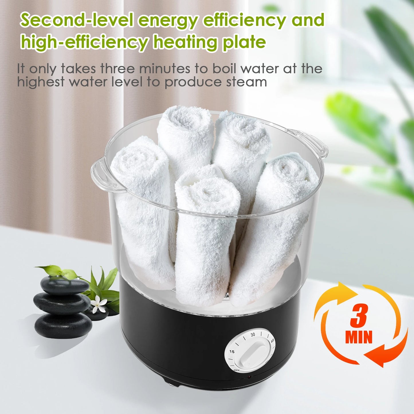 Quick heating Spa Towel Stone Warmer Heater