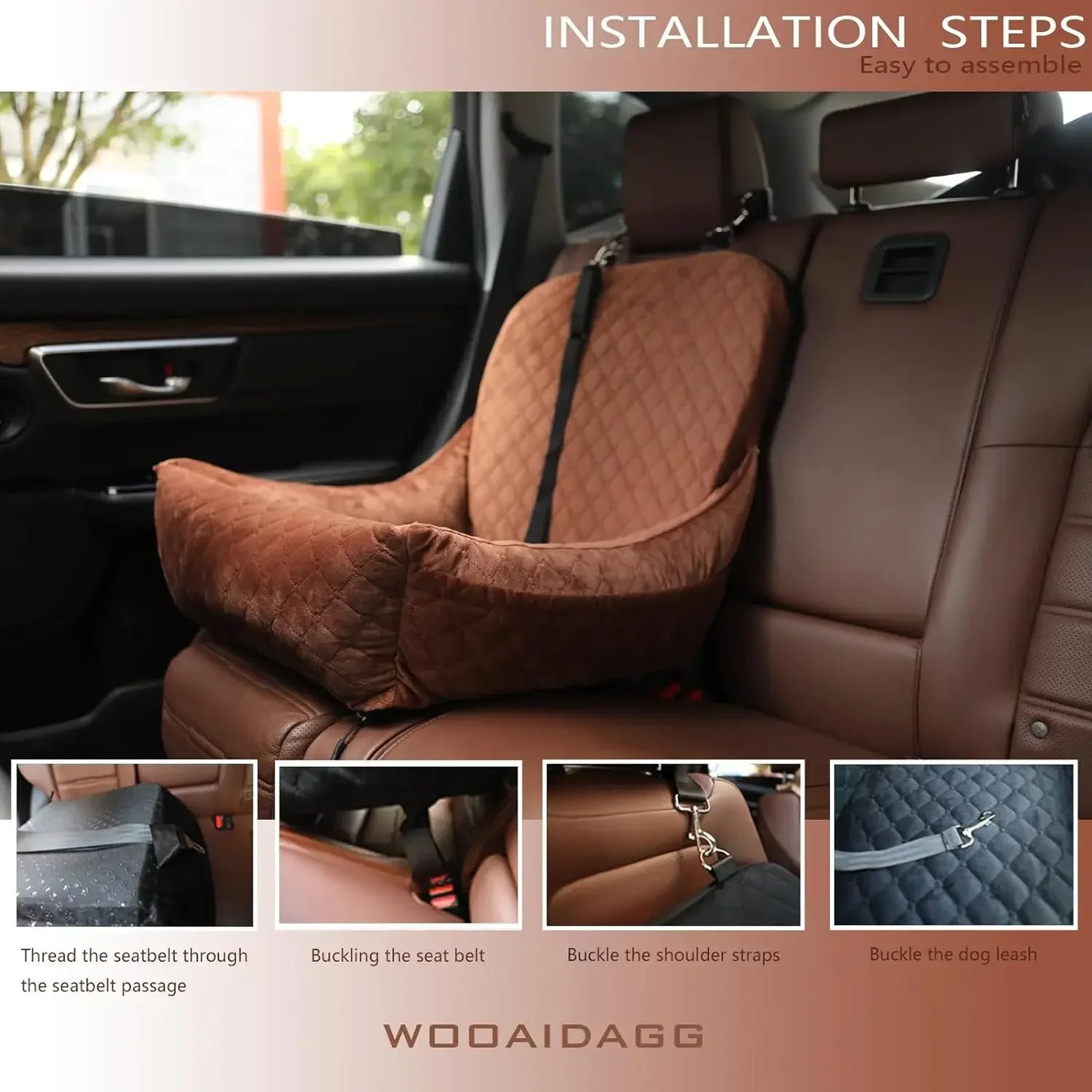 Dog Car Seat for Small Dogs,