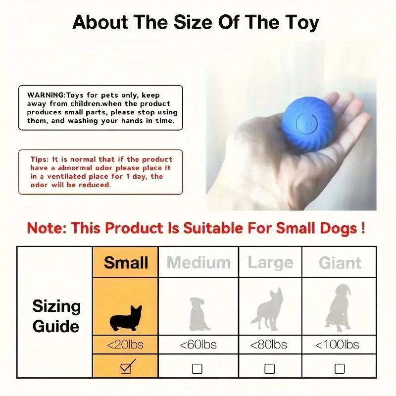 Intelligent Jumping Ball, Electric Charging Cat And Dog Toy, Self-rolling