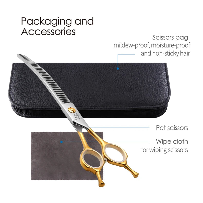 High Quality 7.0/7.5 inch Professional Dog Grooming Scissors