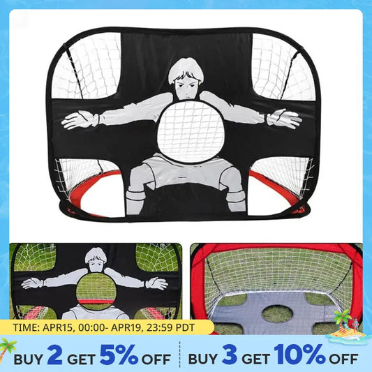 Foldable Football Goal Nylon Soccer Goal Kids and Adults