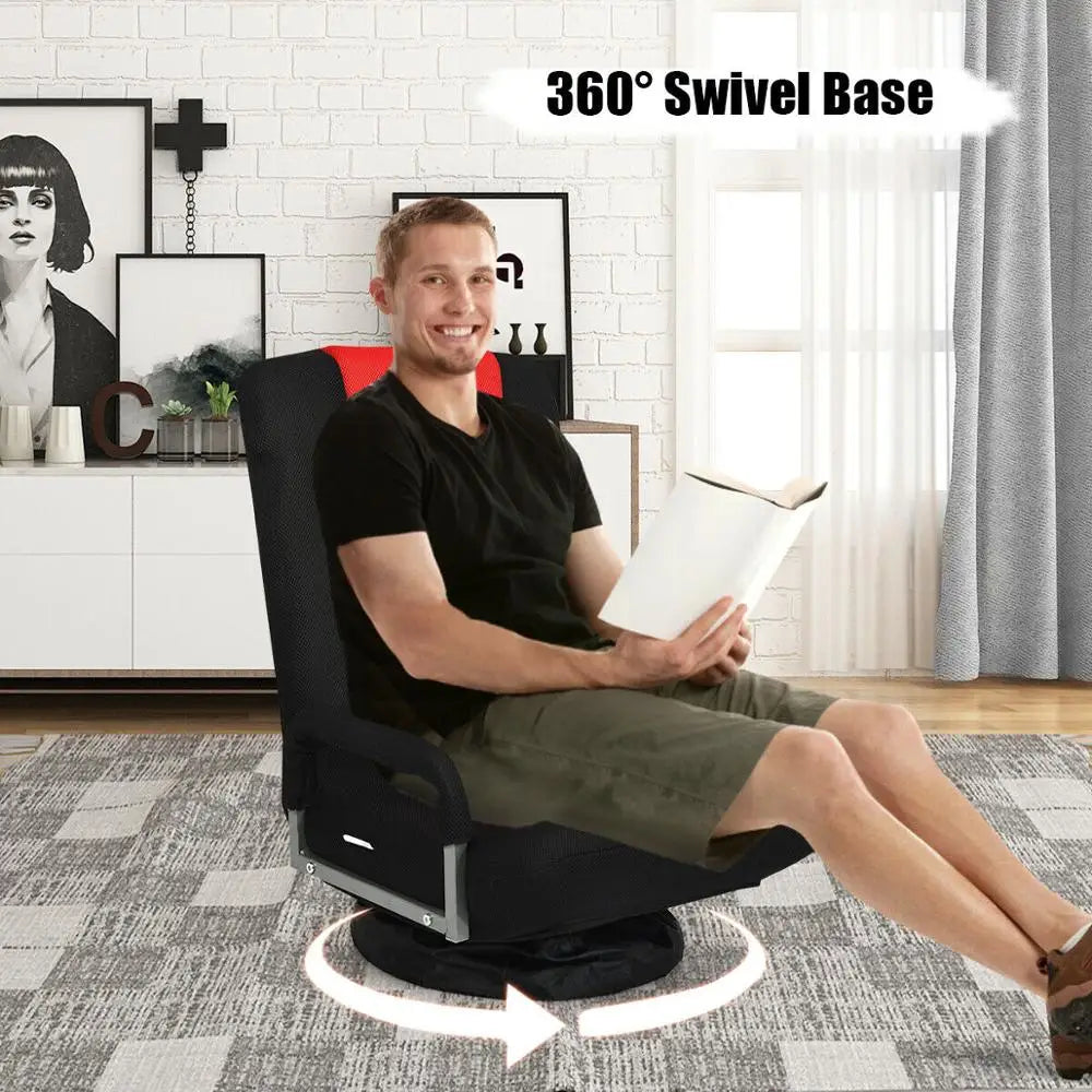 360-Degree Swivel Gaming Floor Chair