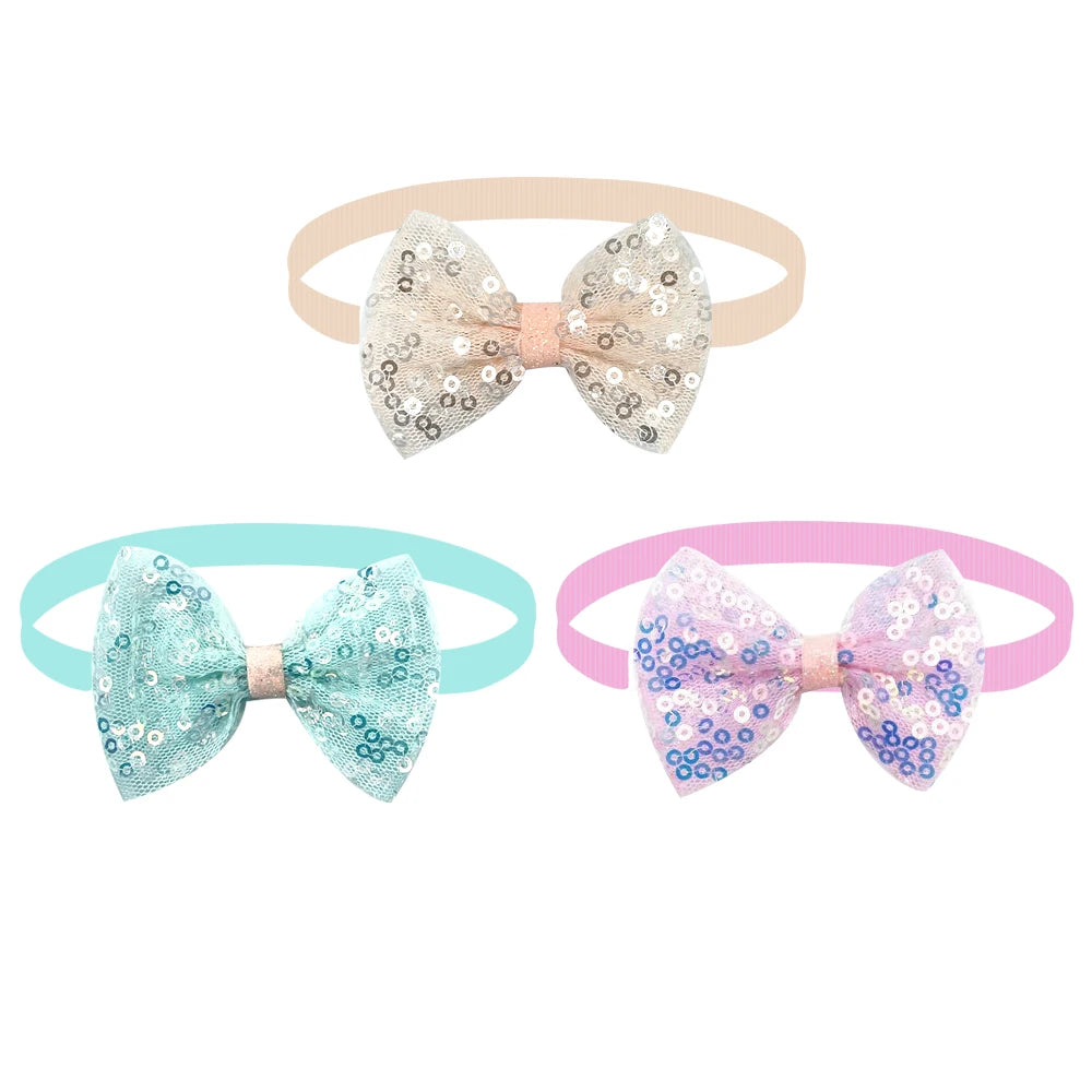 50/100pcs Pet Dog Cat Bow Ties