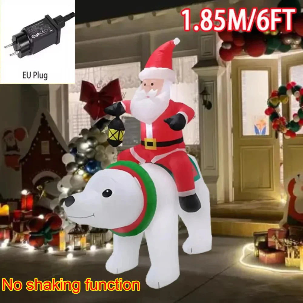 Christmas Inflatable Decoration Toy Built-in LED Lights