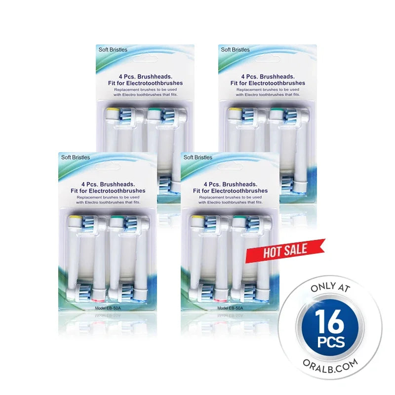 Brush Heads Refill For Oral-b Electric  Toothbrush  Braun Nozzles D12 Cross