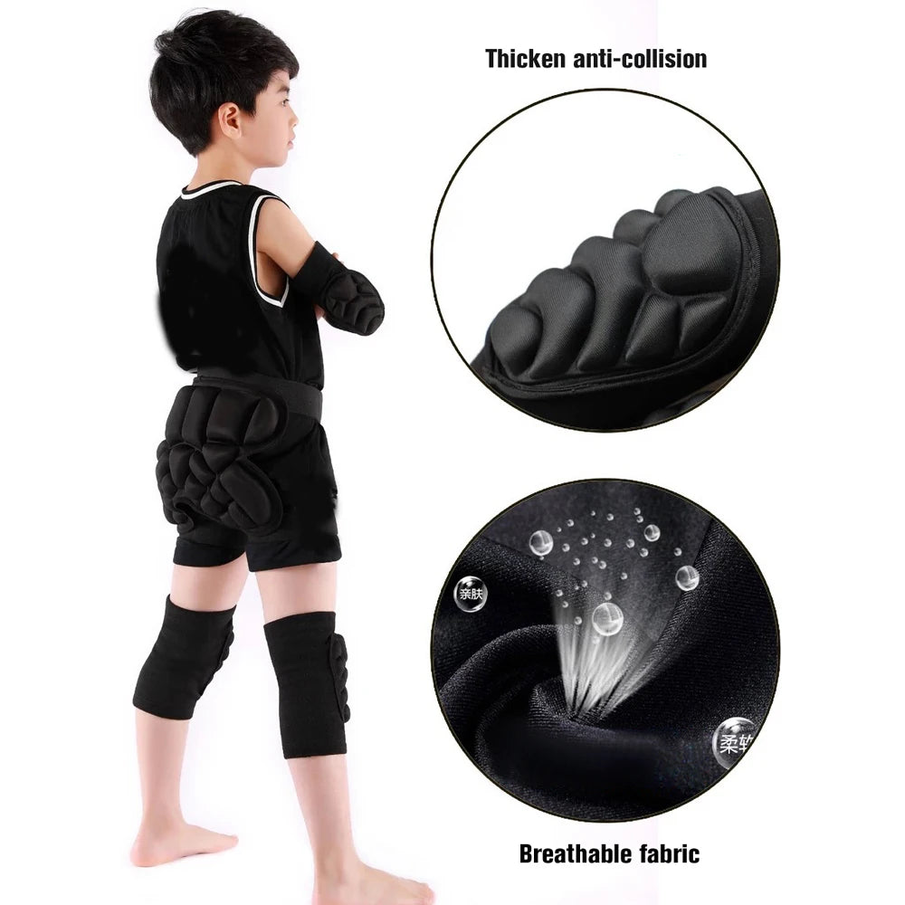 1Pair Thick Sponge Knee Pads Elbow Sleeves Guards