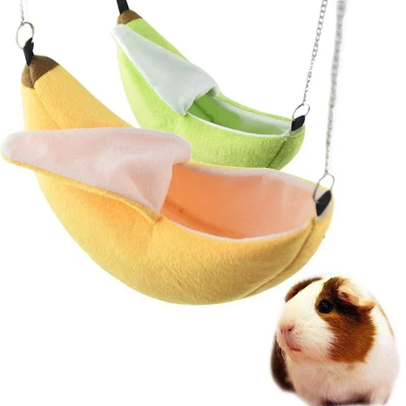 Hamster cotton nest banana Shape House Hammock