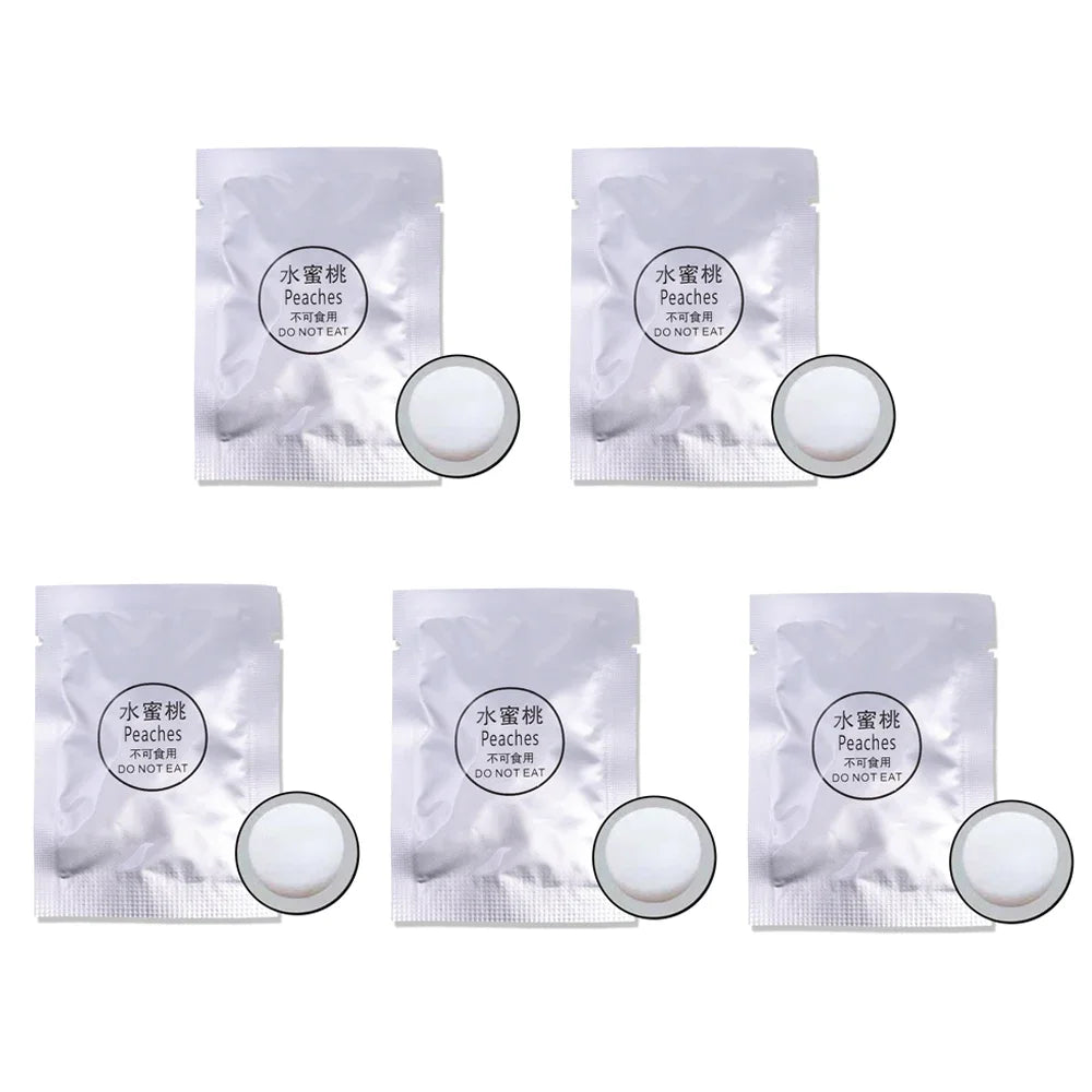 Car Air Freshener Solid Perfume Tablets Air Vent Perfume Refill 5 Flavor