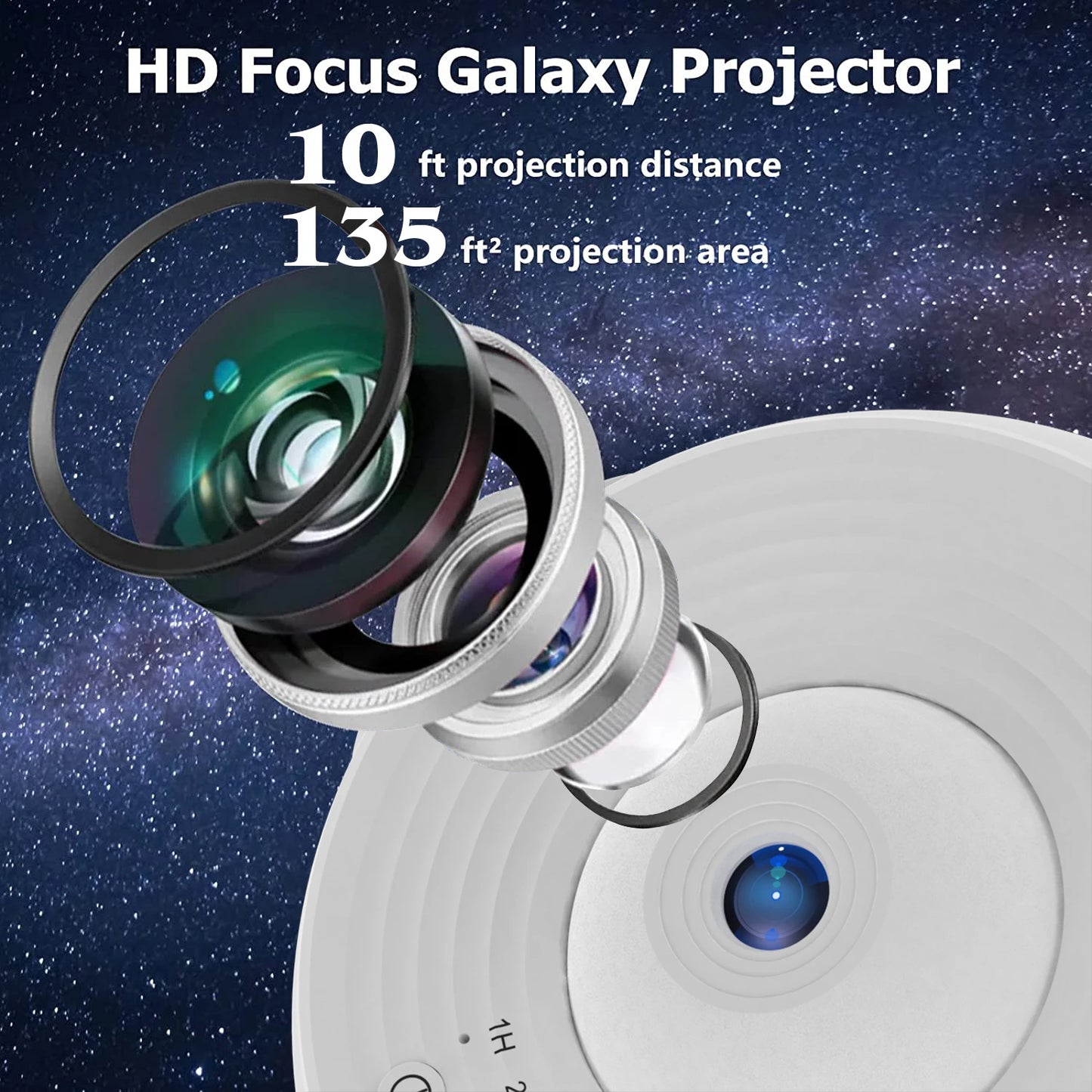 Galaxy Projector Night Light Star Planetarium Projector Adults 360°