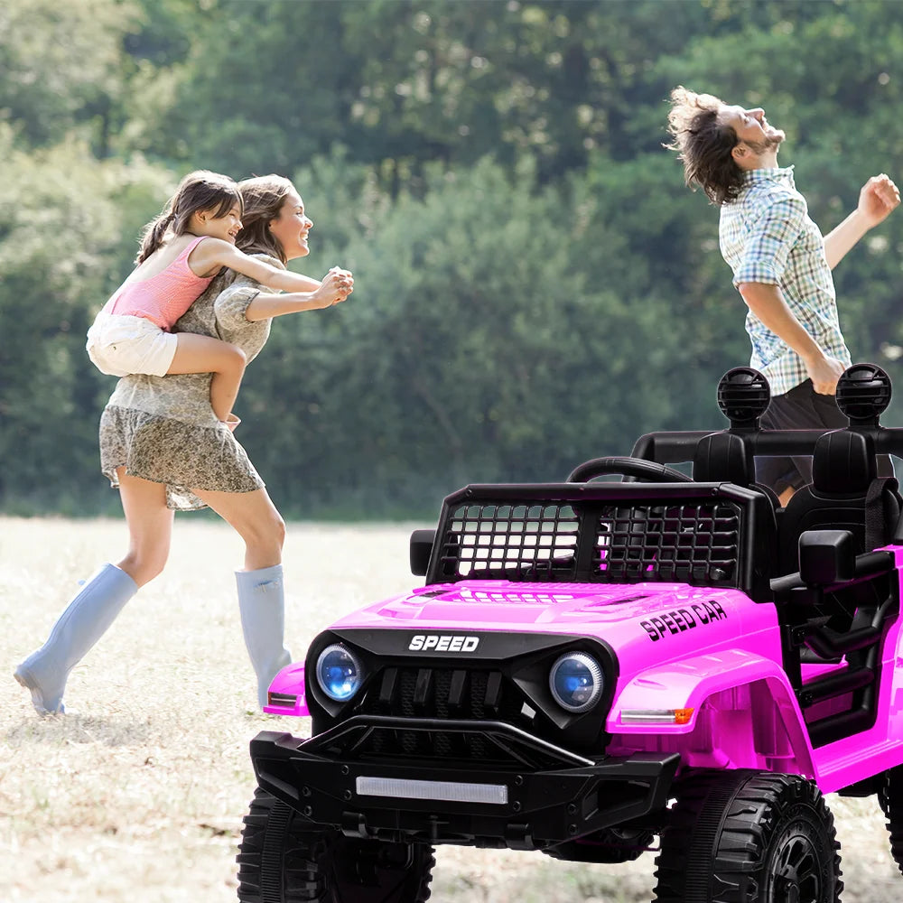 12V Battery Powered Ride On Car Kids Electric Car Truck Car 3 Speed