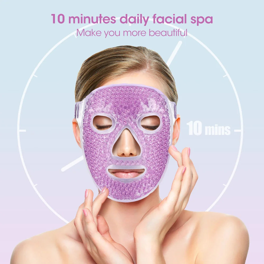 Cold Gel Face Mask Beauty Ice Compress A - TotalWellnessMarketplace