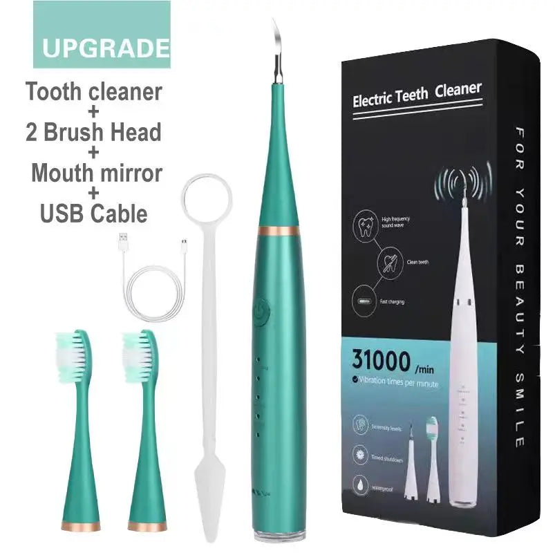 Sonic Electric Toothbrush Teeth Cleaner Dental Teeth Scaler USB Rechargeable