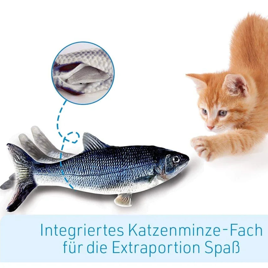 Cat Toy Fish Interactive Electric Floppy Fish USB Charger