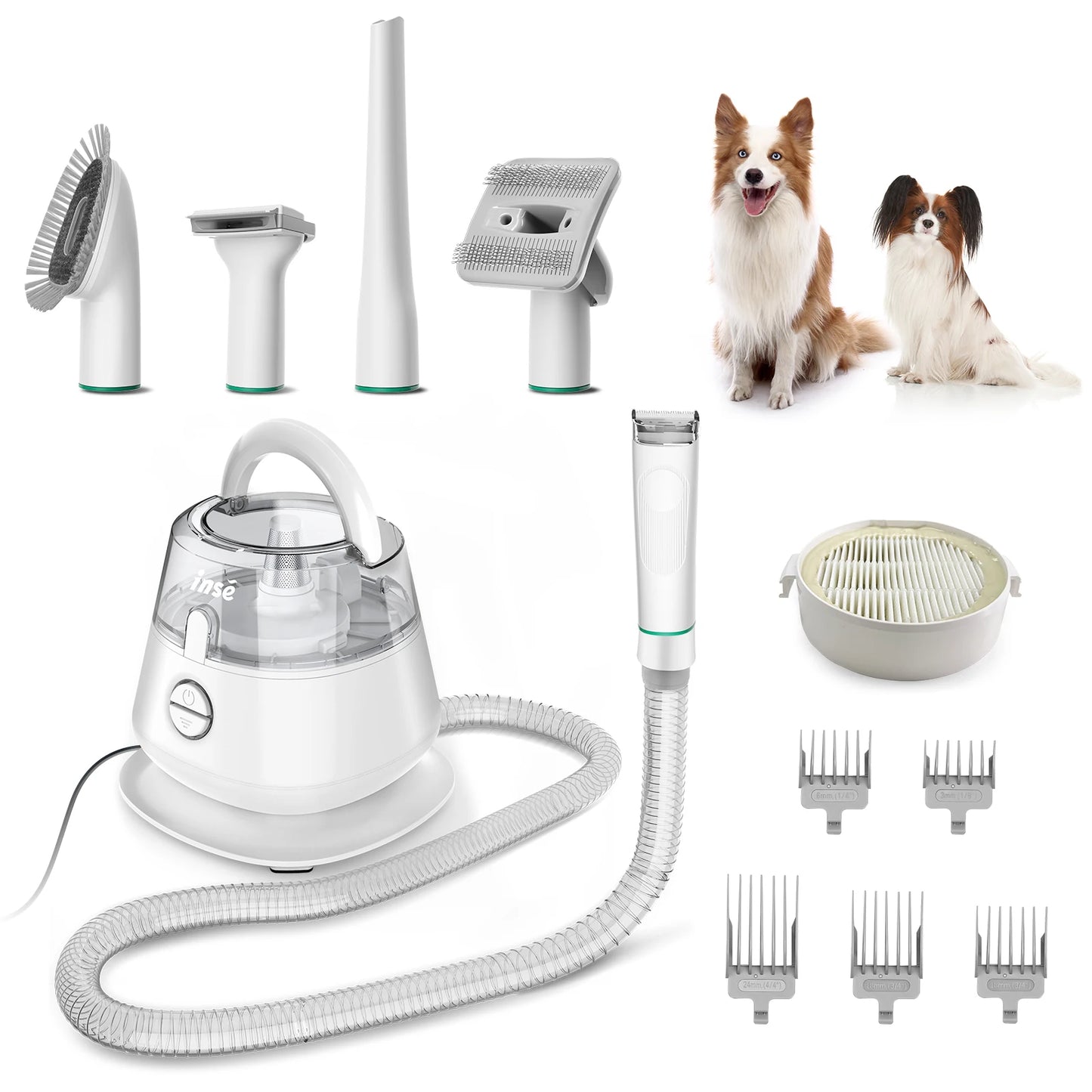 INSE Pet Grooming Vacuum, Dog Grooming