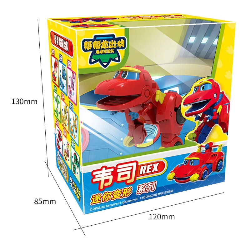 Newest Min Gogo Dino ABS Deformation Car/Airplane Action Figures