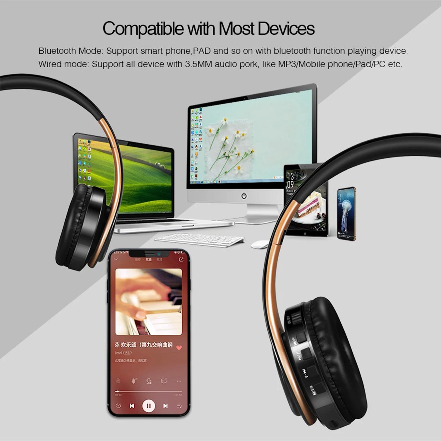 2023 Upgrading Wireless Bluetooth Headphones