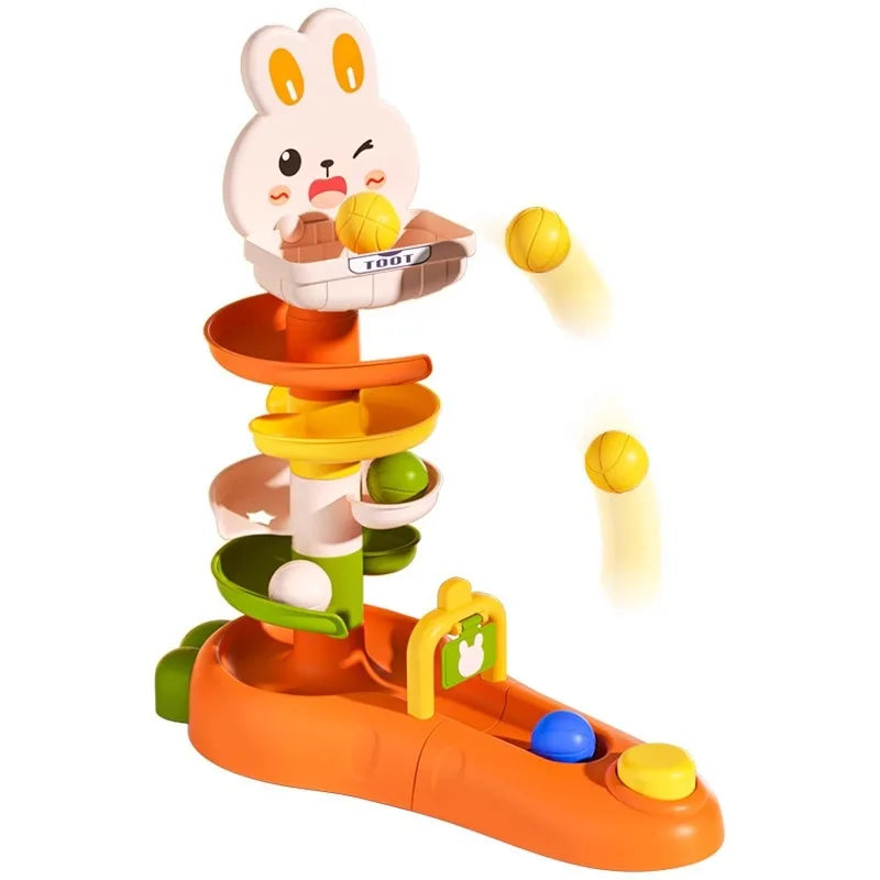 Ball Drop Toys for Toddler 1-3 Montessori Stacking Tower Baby Development Games Educational Learning Activity