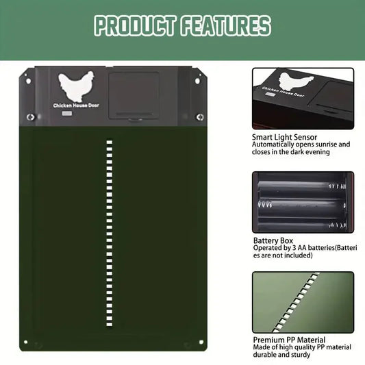 Automatic Chicken Coop Door Light Sensor