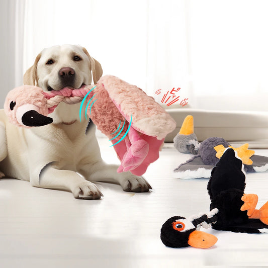 Plush Dog Toys for Big and Medium Breeds Dogs Squeaky Dog Toy