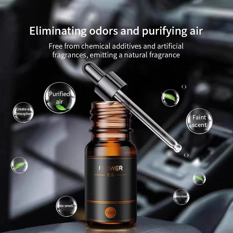 Car Air Freshener Perfume Refill Natural Plant Essential Oil Aroma Diffuser