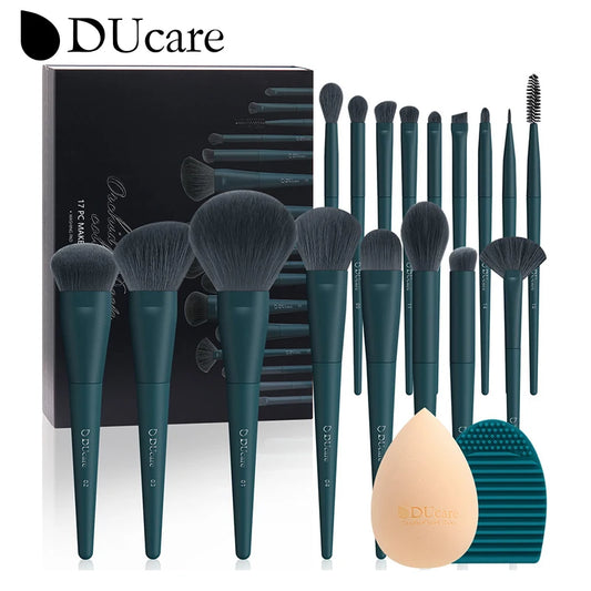 Professional Makeup Brushes kits Synthetic Hair 17Pcs