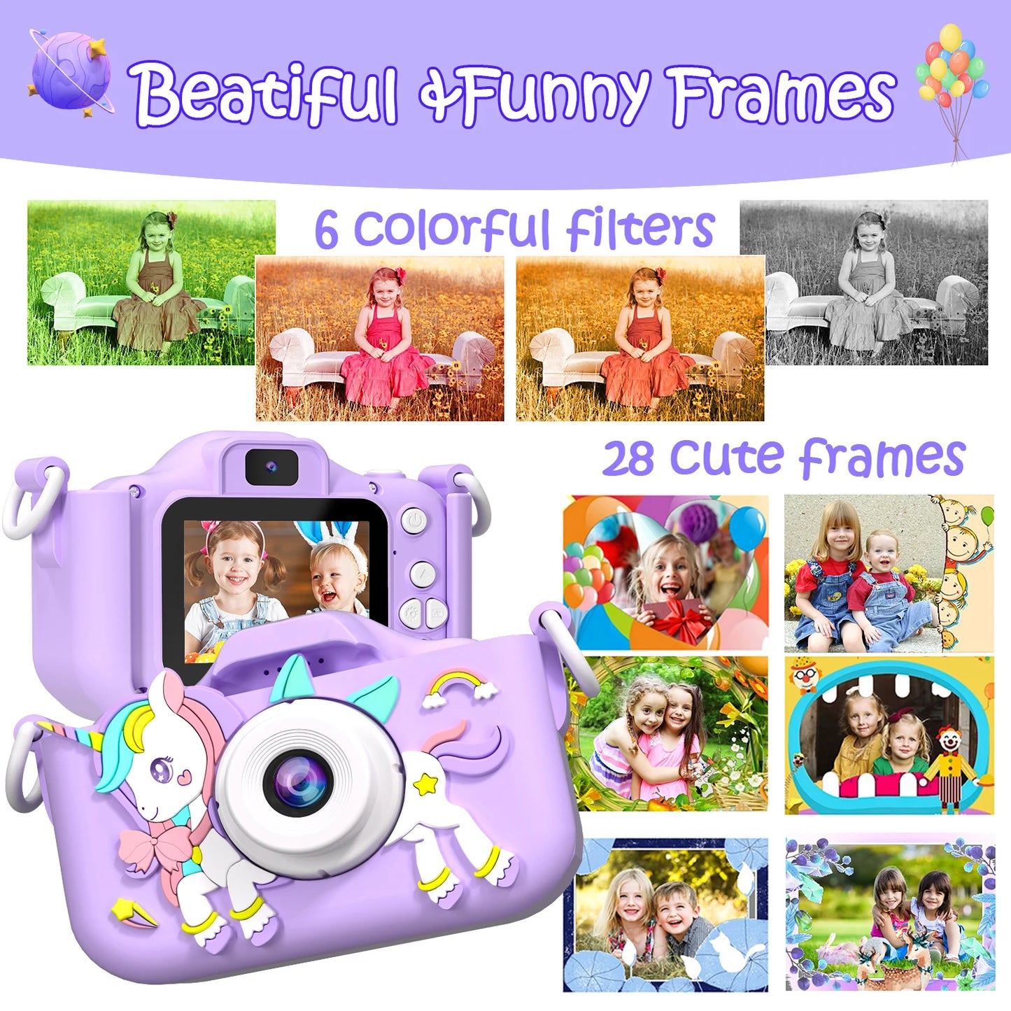 Mini Camera Kids Camera Toys For Boys/Girls