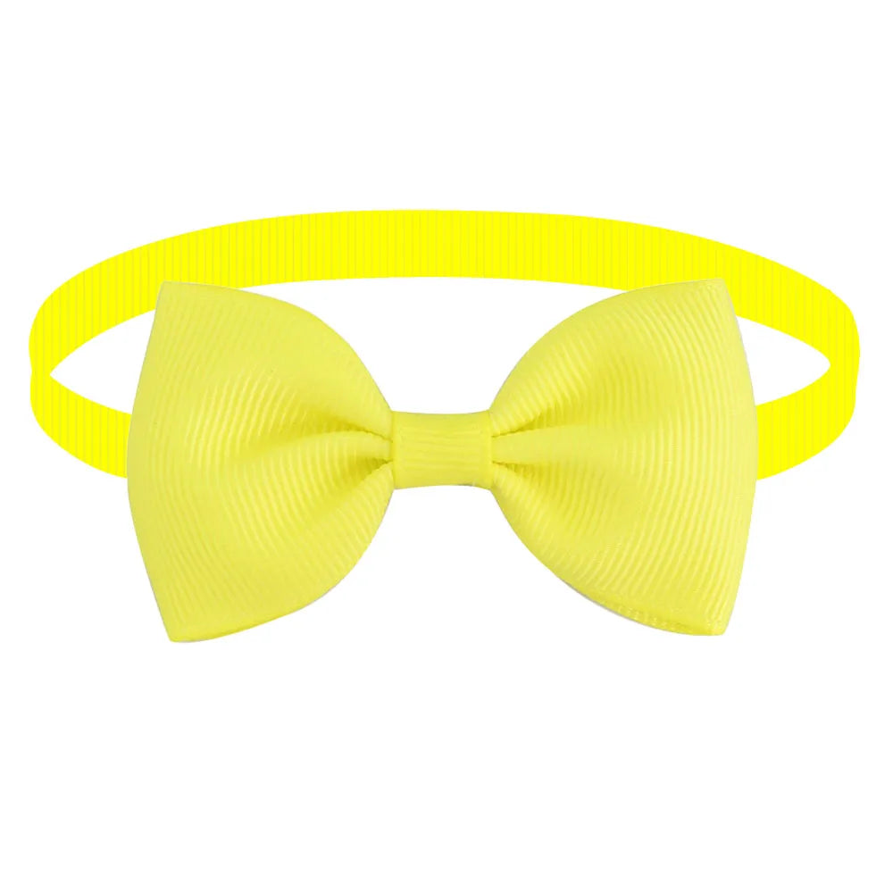 Wholesale 50/100 pcs/lot Mix Colors Dog Bow Tie