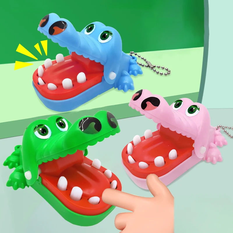 1 Pc Crocodile Teeth Dentist Game ABS Crocodile Biting Finger Game