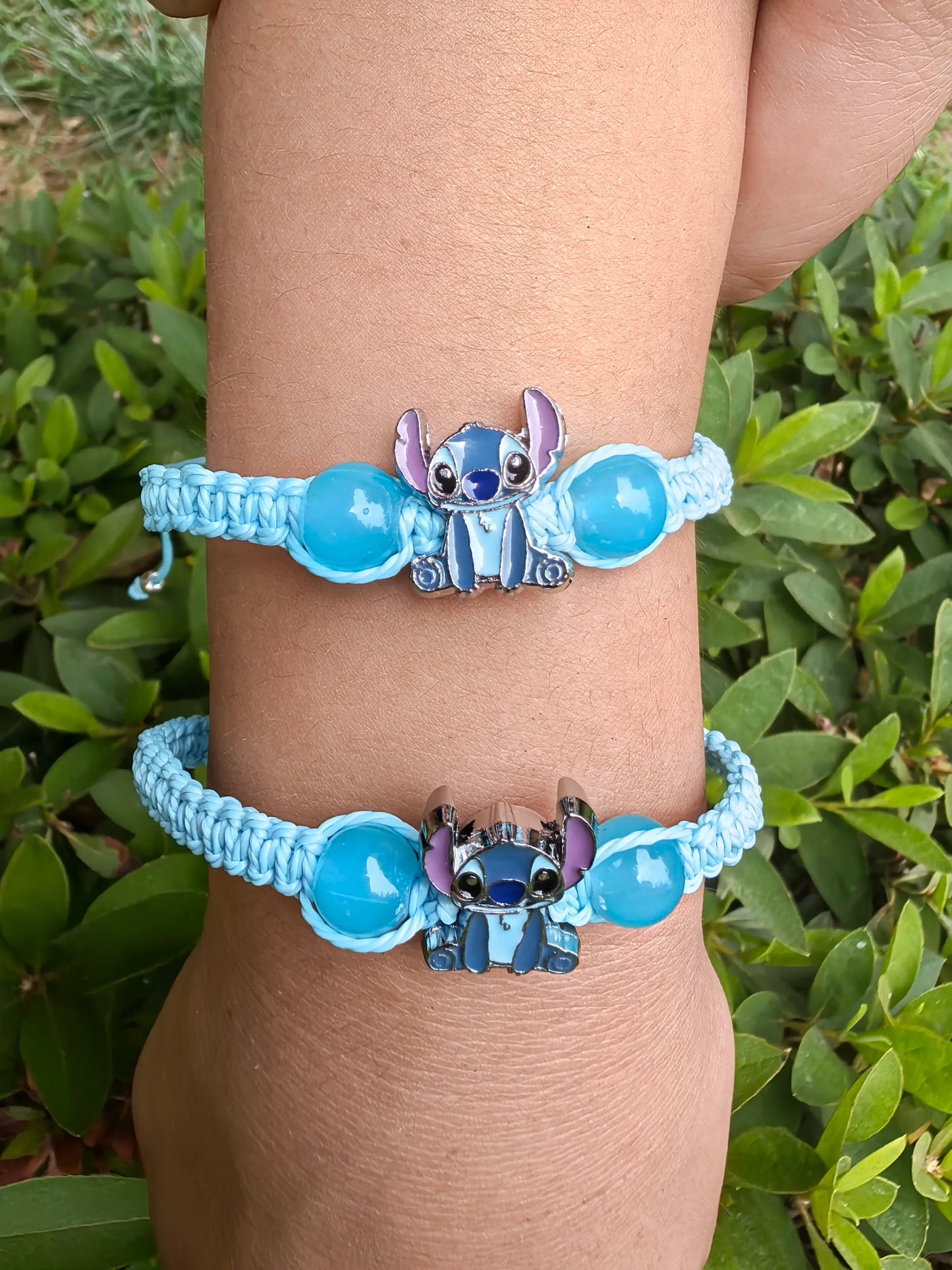 New Disney Stitch Woman Bracelet Cartoon Lilo & Stitch Anime Figure Print Cute Wristand