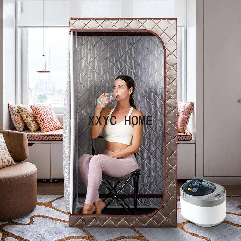 New Full Body Home Steam Sauna Set 4L