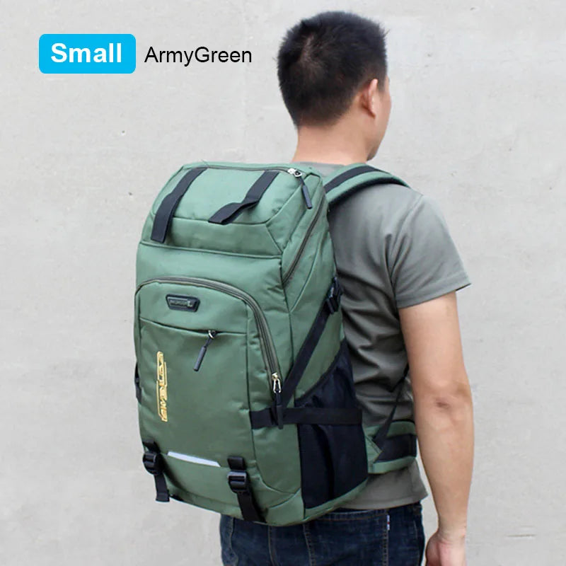 80L 50L Outdoor Backpack Men's Women's Travel Luggage Rucksack Sports Climbing Camping Hiking