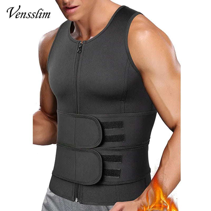 Men's Body Shaper Waist Trainer Sauna Vest