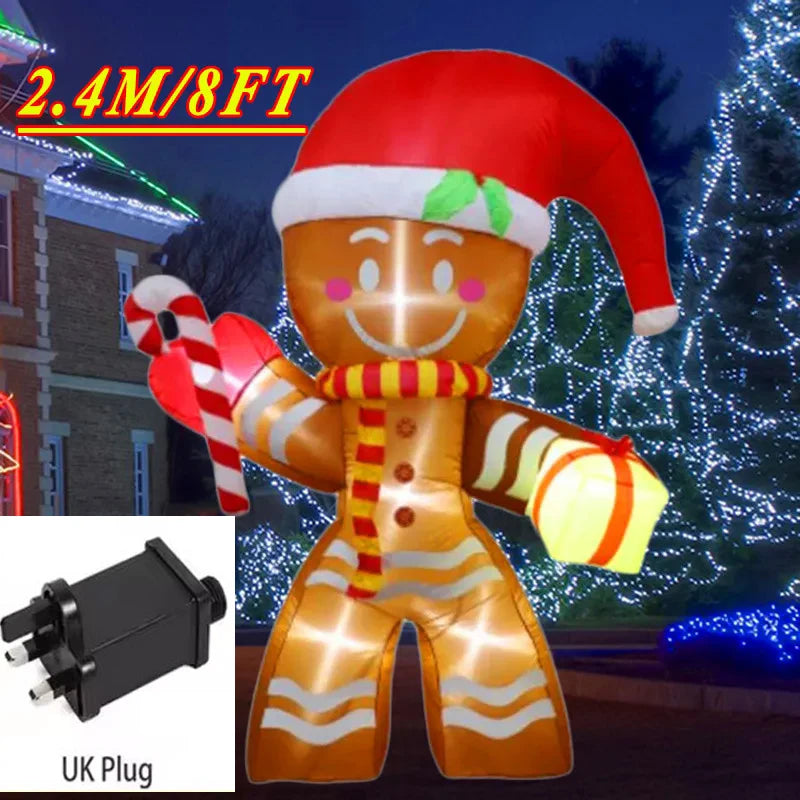 Christmas Inflatable Decoration Toy Built-in LED Lights