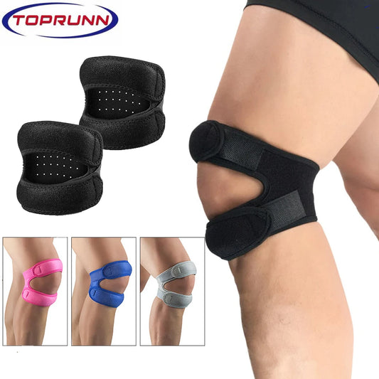 1PC Sports Knee Support Double Patella Belt