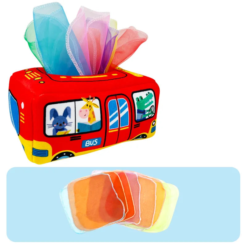 Montessori Toys Magic Tissue Box Baby Educational Learning Activity Sensory Toy