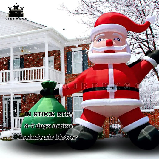 26ft Giant Inflatable Santa Claus Christmas Inflatable Outdoor Decoration