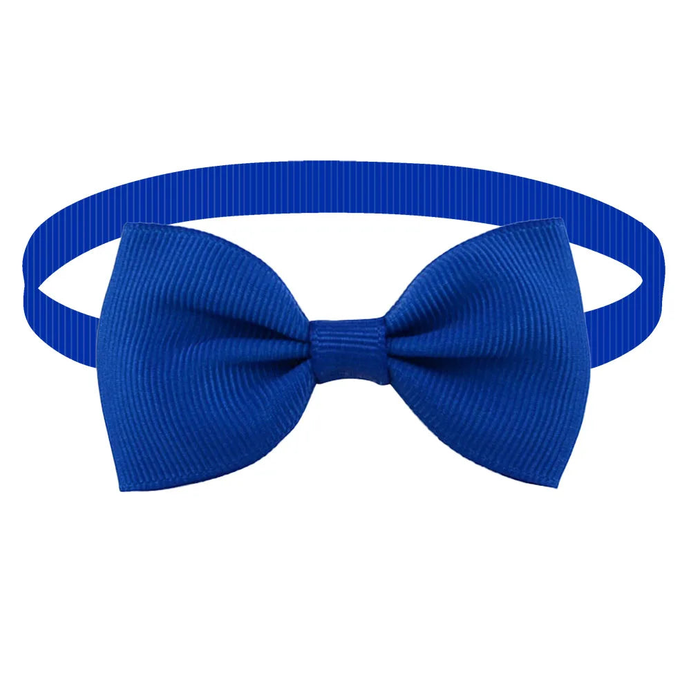 Wholesale 50/100 pcs/lot Mix Colors Dog Bow Tie