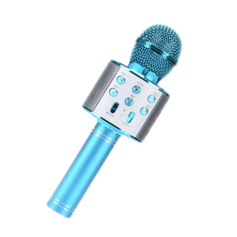 Handheld Wireless Bluetooth Karaoke Machine Microphone For Kids