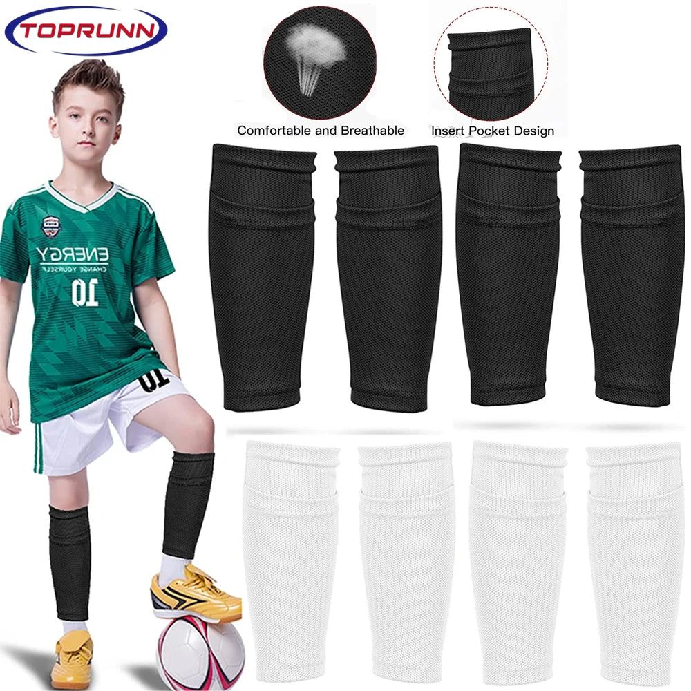 Soccer Shin Guards for Kids Youth Shin Guard Sleeves