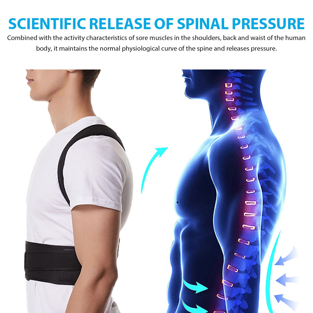 Back Brace Posture Corrector for Women & Men