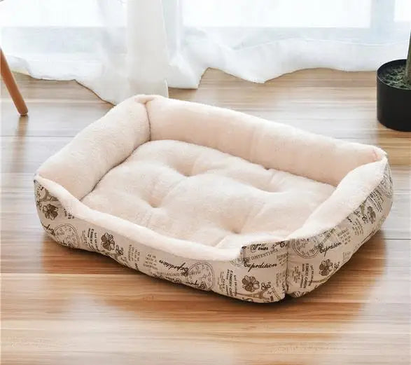 Warm Bone Pet Dogs Bed Washable House Cat Puppy Cotton