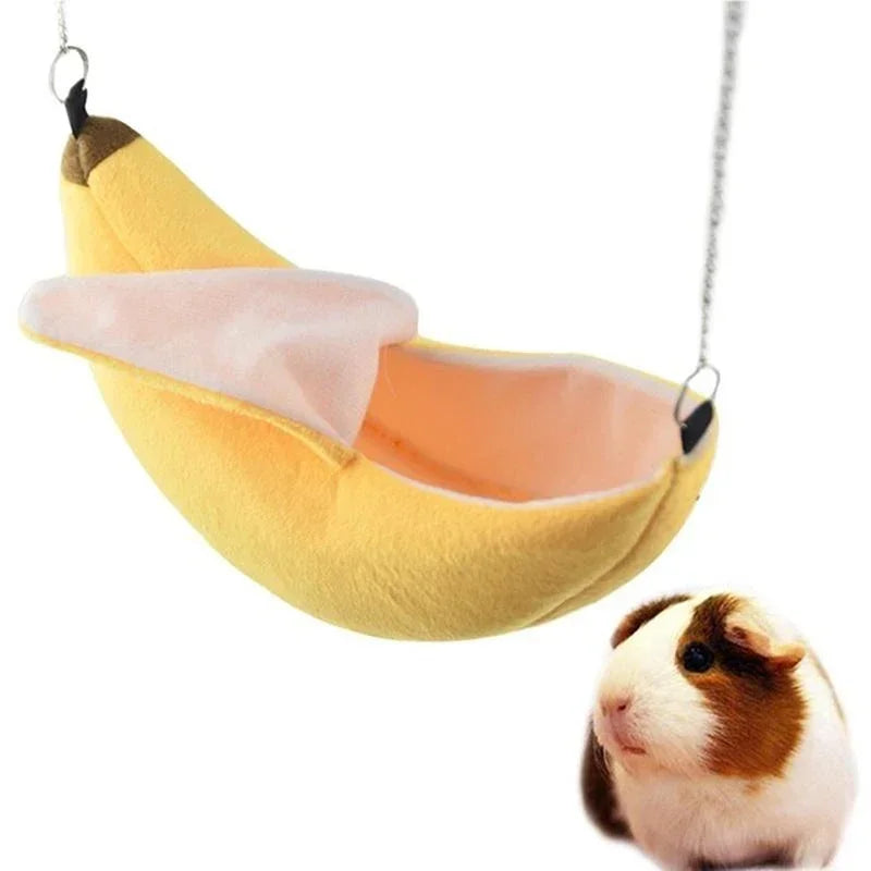 Hamster cotton nest banana Shape House Hammock