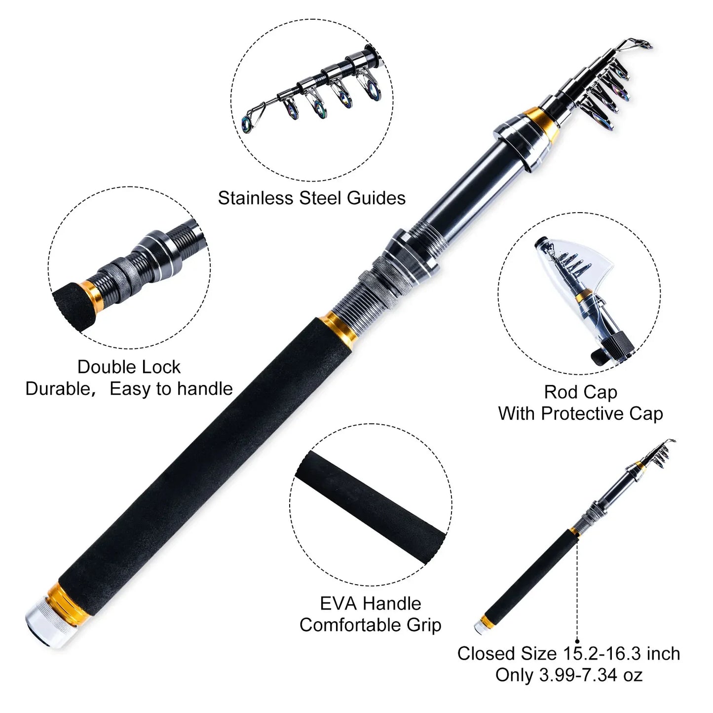 Goture 2024 New 24T Carbon Fiber Lure Sea Fishing Rod