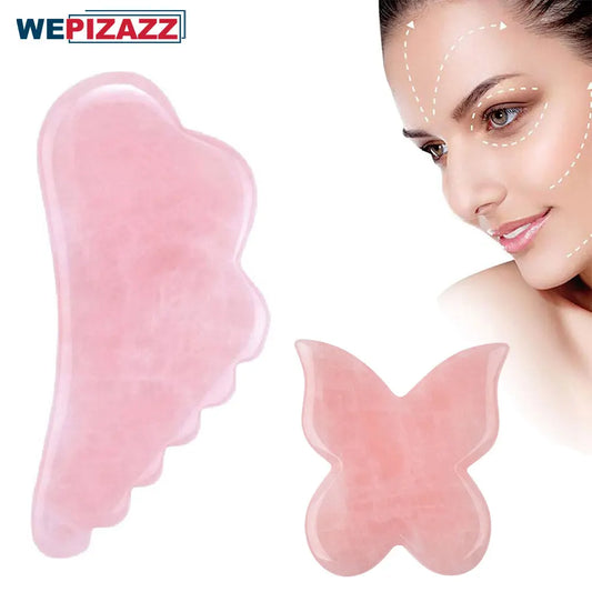 Facial Tools, Jade  Massage Tool Comb Edge Stones for Face