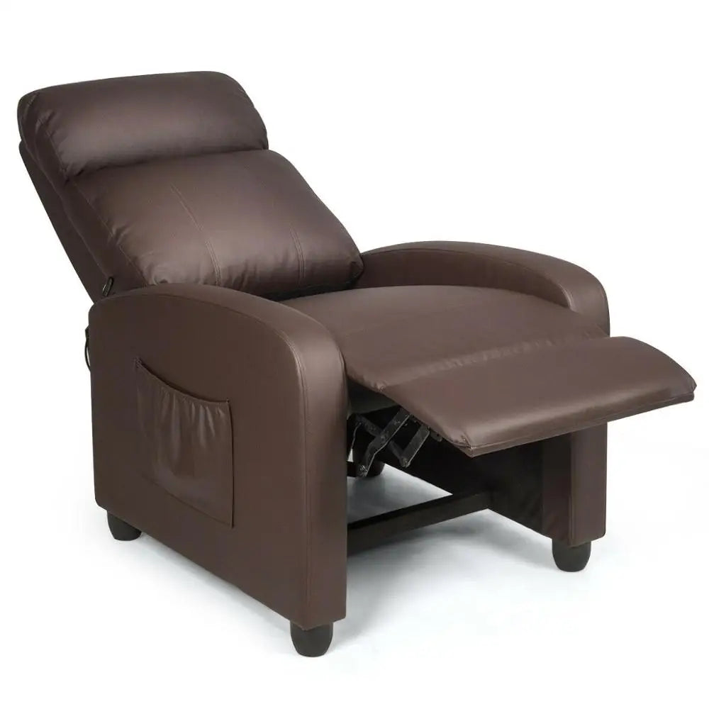 Massage Recliner Chair Single Sofa Leather