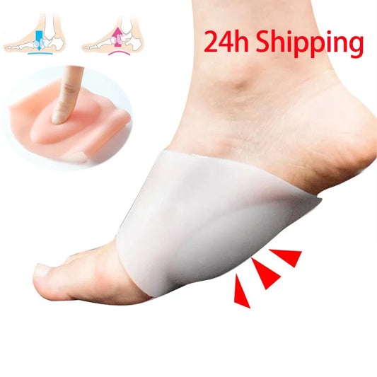 2 Pcs Foot Arch Support Flat Foot Insoles